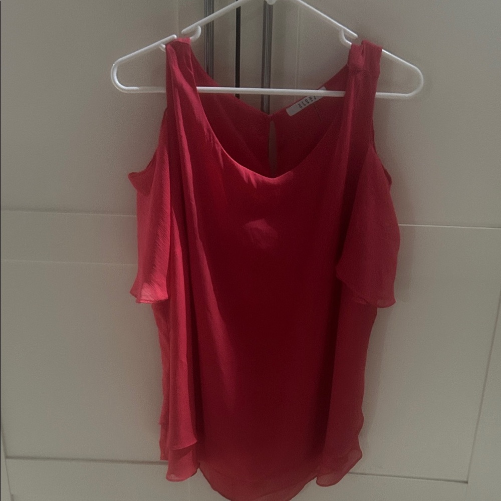 Sioni Elegant Red Women's Blouse
